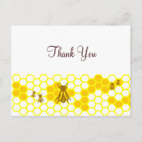 Carte postale personnalisée Honey Bee Honeypeb