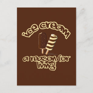 Carte postale personnalisée Ice Cream