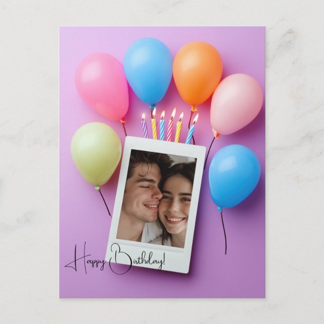 Carte postale personnalisée Joyeux Anniversaire Po (Devant)