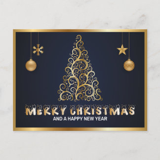 Carte postale personnalisée "Joyeux Noël"