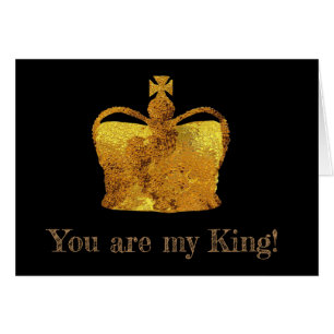Carte postale personnalisée King Crown