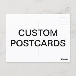 Carte postale personnalisée Modèle vierge