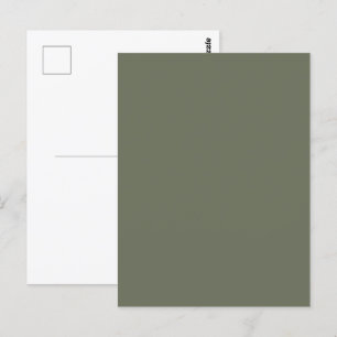 Carte postale personnalisée Moss Green