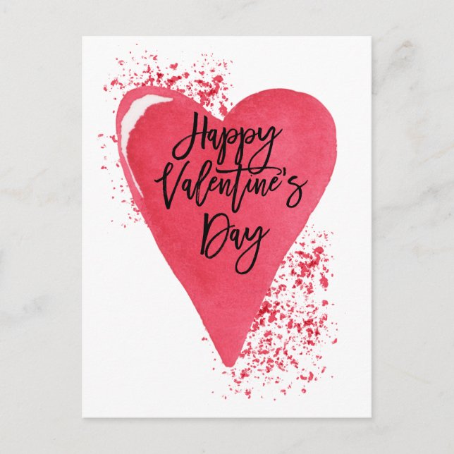 Carte postale personnalisée pour la Saint-Valentin (Devant)