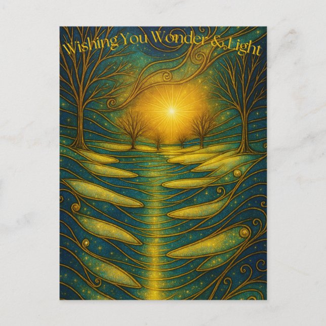 Carte postale personnalisée Wonder & Light Secret  (Devant)