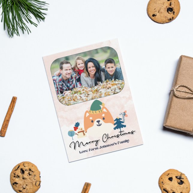 Carte postale personnaliser de Noël (Créateur téléchargé)