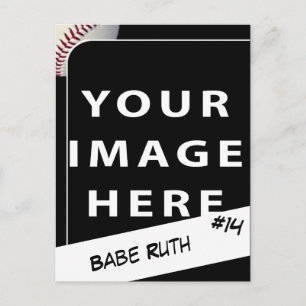 Carte Postale Personnalized baseball Photo Card