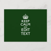 Personnalized Keep Calm And Have Your Text on Gree