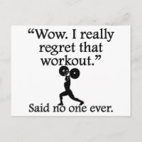 Personne N'A Jamais Dit : Je Regrette Cet Exercice