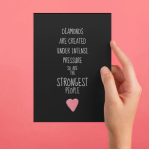 Carte Postale Personnes fortes Inspirantes Encourageantes 