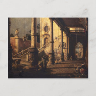 Carte Postale Perspective avec un Portico