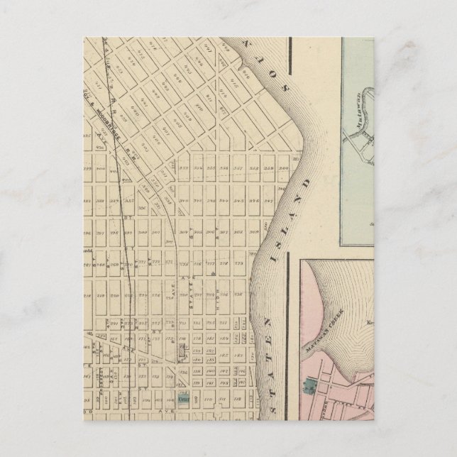 Carte Postale Perth Amboy, NJ (Devant)