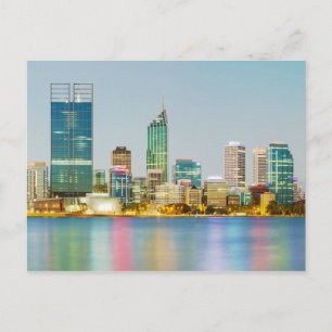 Carte Postale Perth CBD de Mill Point Perth Ouest Australie