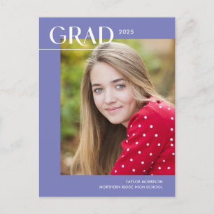 Carte Postale Pervenche Diplômé 2025 1re année - Fête de fin d'é