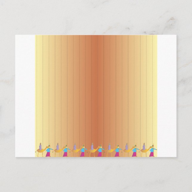 Carte Postale Pesah scene (Devant)