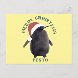 Carte Postale Pesto Penguin Noël
