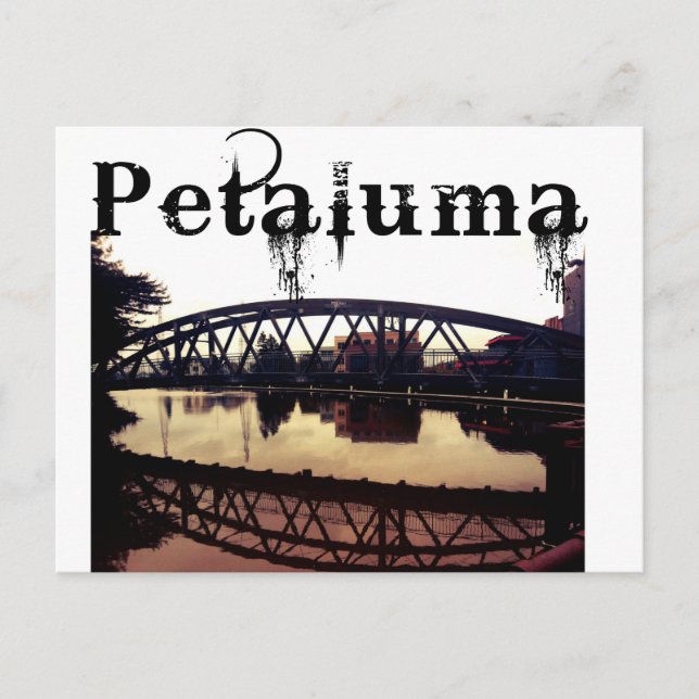 Carte Postale Petaluma la Californie (Devant)