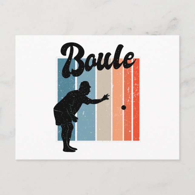 Carte Postale Petanque (Devant)