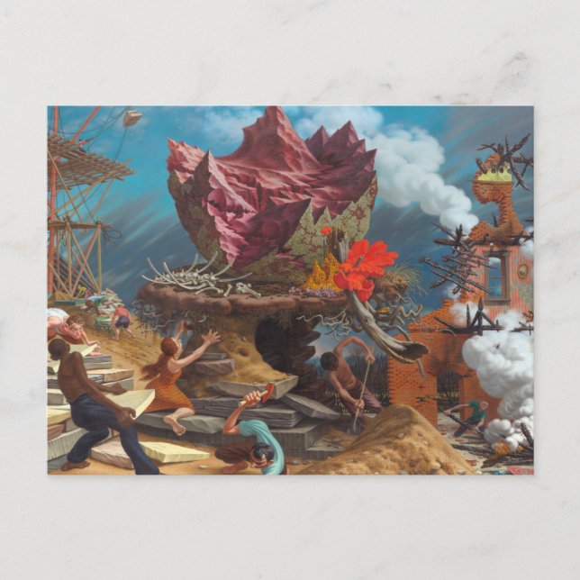Carte Postale Peter Blume - Le Rocher (Devant)