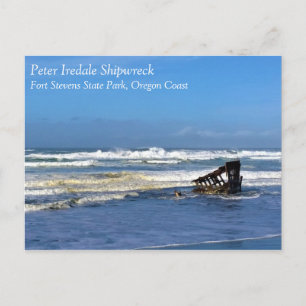 Carte Postale Peter Iredale Shipwreck, Côte de l'Oregon