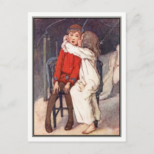 Carte Postale Peter Pan et Wendy par Alice B. Woodward