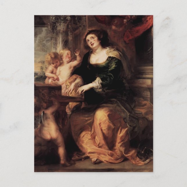Carte Postale Peter Paul Rubens - St. Cecilia (Devant)