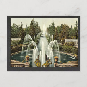 Carte Postale Peterhof, vers la mer, Saint-Pétersbourg, Russie