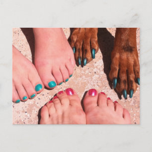 Carte Postale Peticure - Journée Spa de pédicure