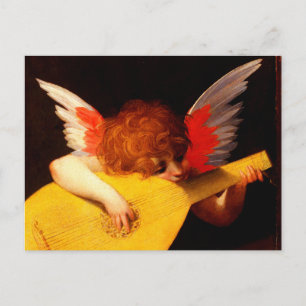 Carte Postale PETIT ANGEL JOUER DE LA LUTE Musique Fabriquant Ch