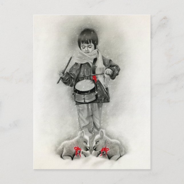 Carte postale Petit Batteur (Devant)