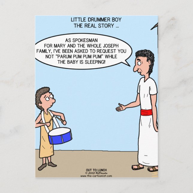 Carte Postale Petit Batteur (Devant)