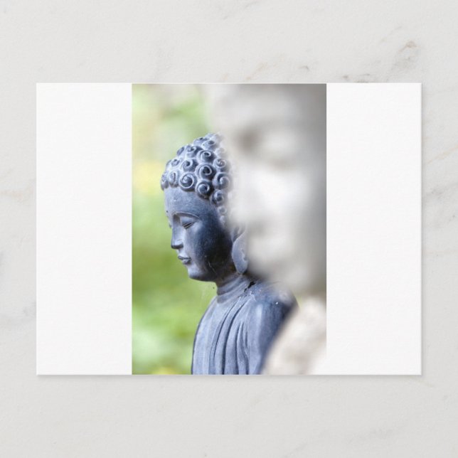 Carte Postale Petit Bouddha Bleu (Devant)