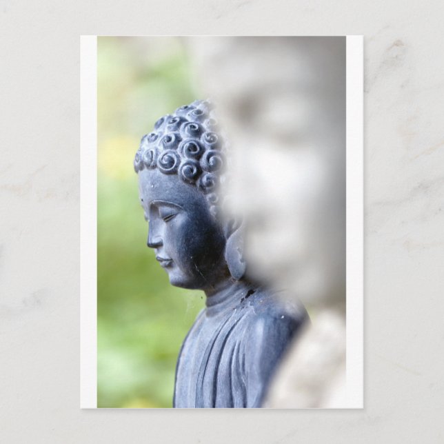 Carte Postale Petit Bouddha Bleu (Devant)