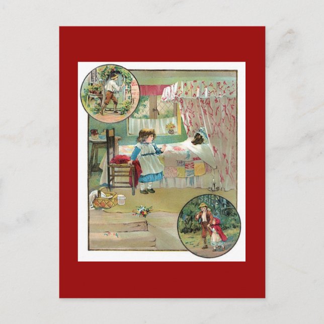 Carte Postale Petit Chaperon Rouge (Devant)