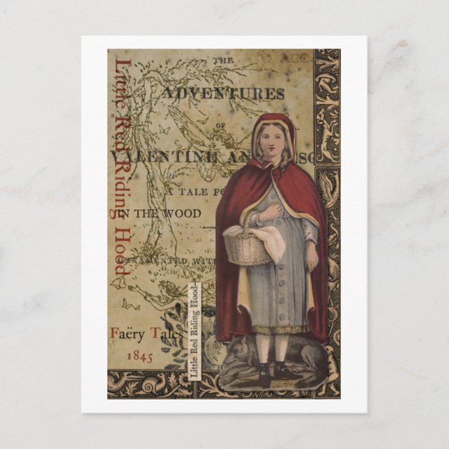 Carte Postale Petit Chaperon Rouge (Devant)