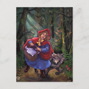 Carte Postale Petit Chaperon Rouge