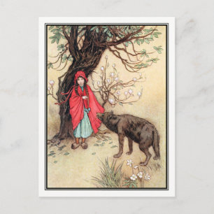 Carte Postale Petit chaperon rouge par Warwick Goble