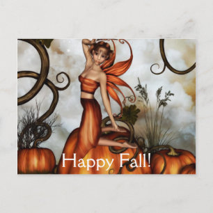 Carte postale Petit Citrouille Fairy par Emma Marl