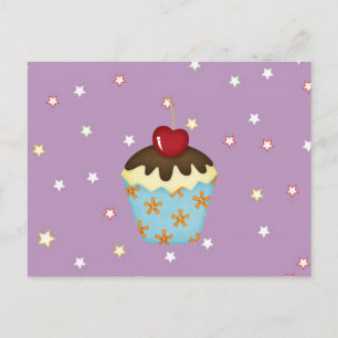 Carte Postale petit cupcake