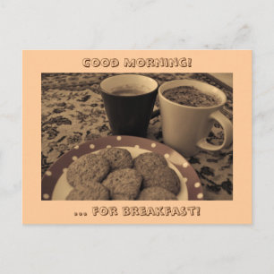 Carte Postale Petit déjeuner