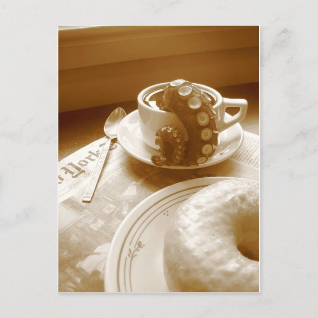 Carte Postale petit déjeuner (Devant)