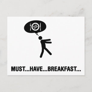 Carte Postale Petit-déjeuner