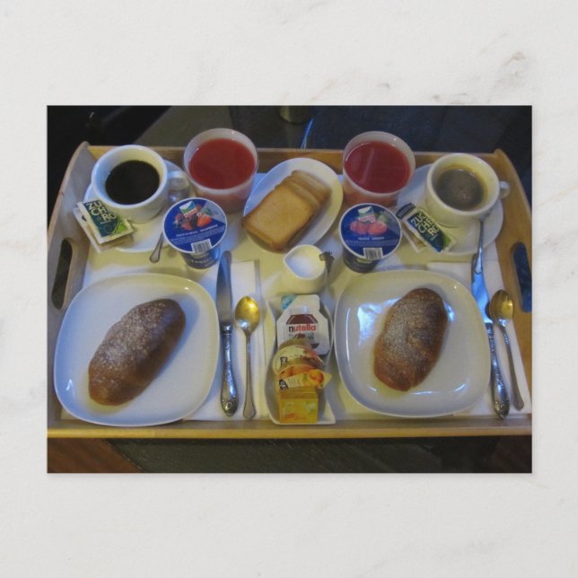 Carte Postale Petit-déjeuner italien (Devant)