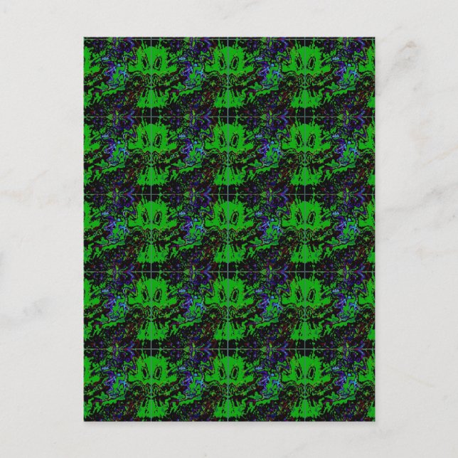 Carte Postale Petit diable vert (Devant)