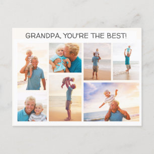 Carte Postale Petit-enfant Papy Vous êtes le meilleur 7 Collage