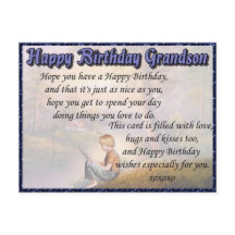 Petit-fils Joyeux Anniversaire