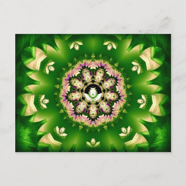 Carte Postale Petit homme vert (Devant)