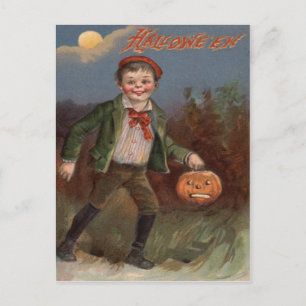 Carte Postale Petit Jack-o'-lantern Trick Ou Treat