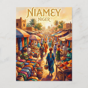 Carte Postale Petit Marché Niger
