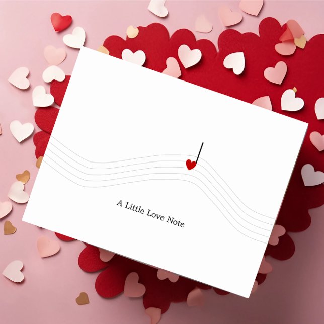 Carte Postale Petit mot d'amour (Créateur téléchargé)